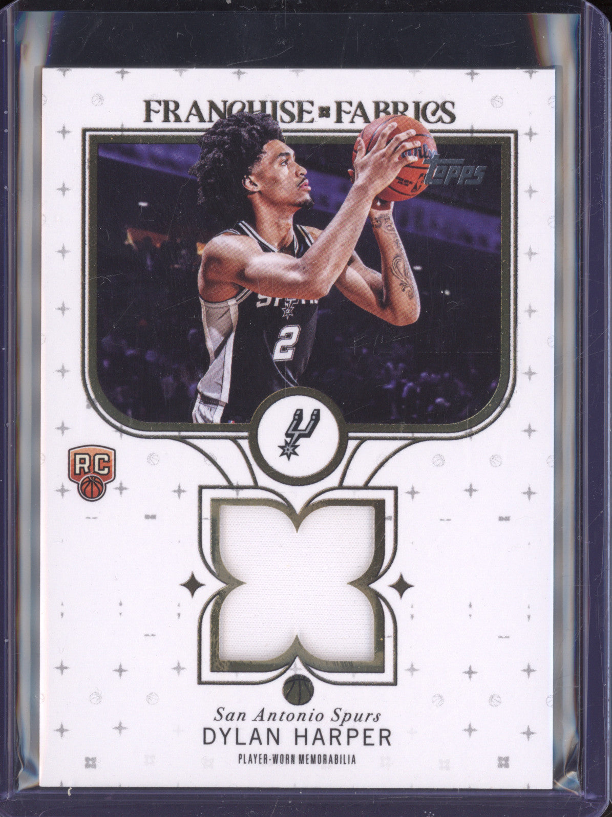 Dylan Harper 2025 Topps Franchise Fabrics FF-DH RC