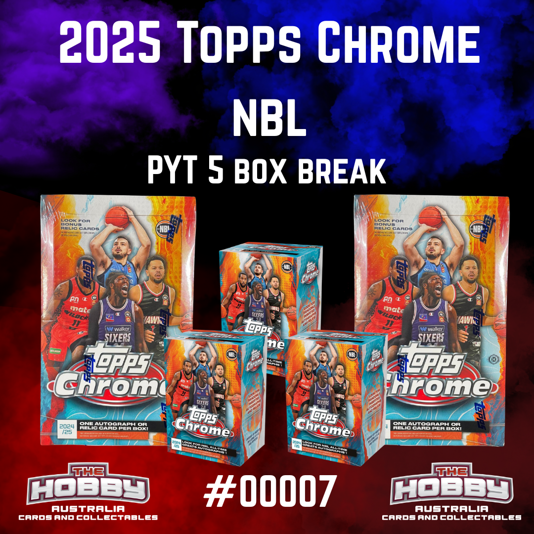 2025 Topps Chrome NBL 5 Box Break - Break #00007