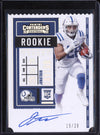 Jonathan Taylor 2020 Panini Contenders 116 Rookie Ticket Stub Auto RC 15/28