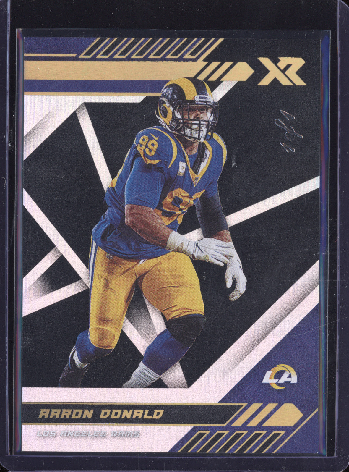 Aaron Donald 2020 Panini XR 16 Black 1/1