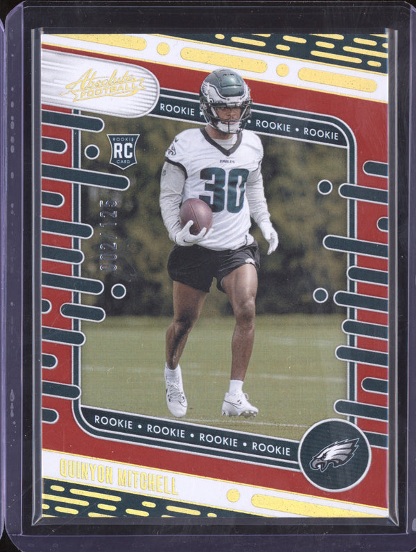 Quinyon Mitchell 2024 Panini Absolute 122 RC 2/125