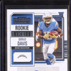 Derius Davis 2023 Panini Contenders 147 Rookie Ticket Auto RC