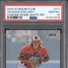 Jackson Holliday 2024 Topps Stadium Club 211 Chrome Pearl White RC 3/30 PSA 10