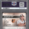 Jackson Holliday 2024 Topps Stadium Club 211 Chrome Pearl White RC 3/30 PSA 10