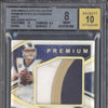 Jared Goff 2020 Panini Immaculate PPA-JG Premium Patch Auto Gold 7/10 BGS 8/10