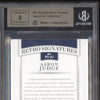 Aaron Judge 2019 Panini National Treasures RS-AJ Retro Signatures /99 BGS 9.5/9