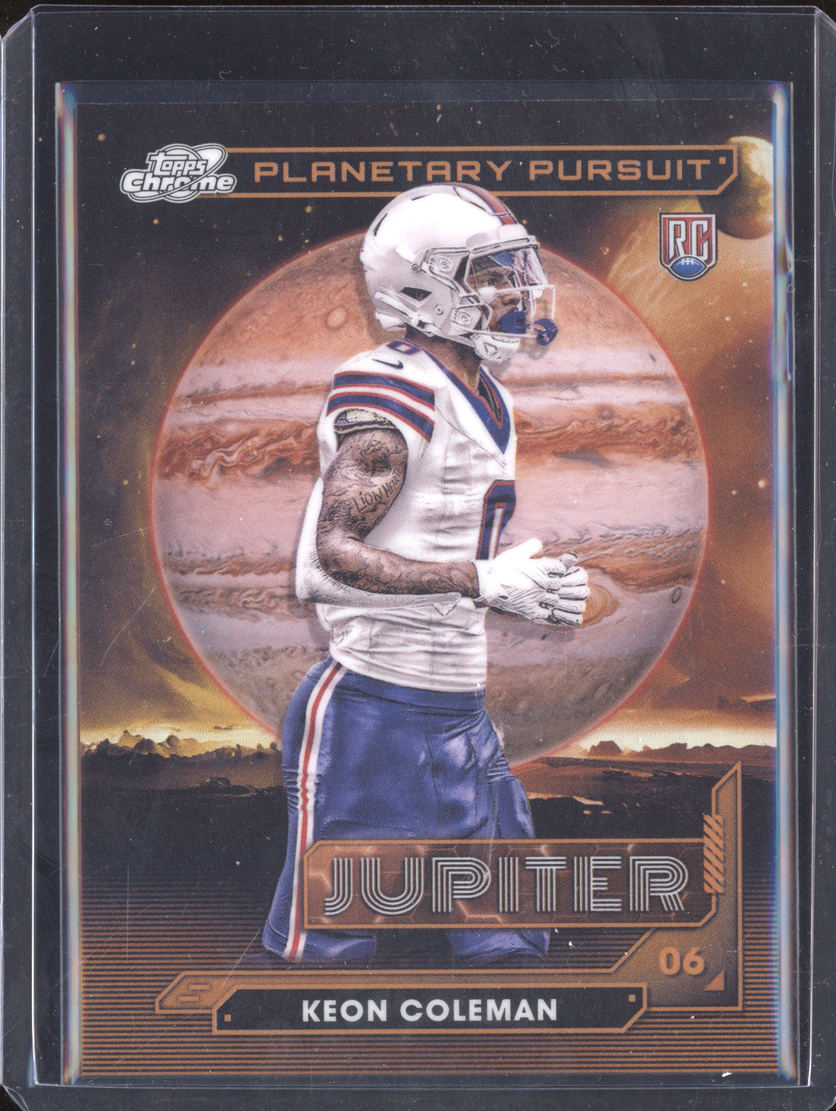 Keon Coleman 2024 Topps Cosmic Chrome PPJ-KC Planetary Pursuit Jupiter RC