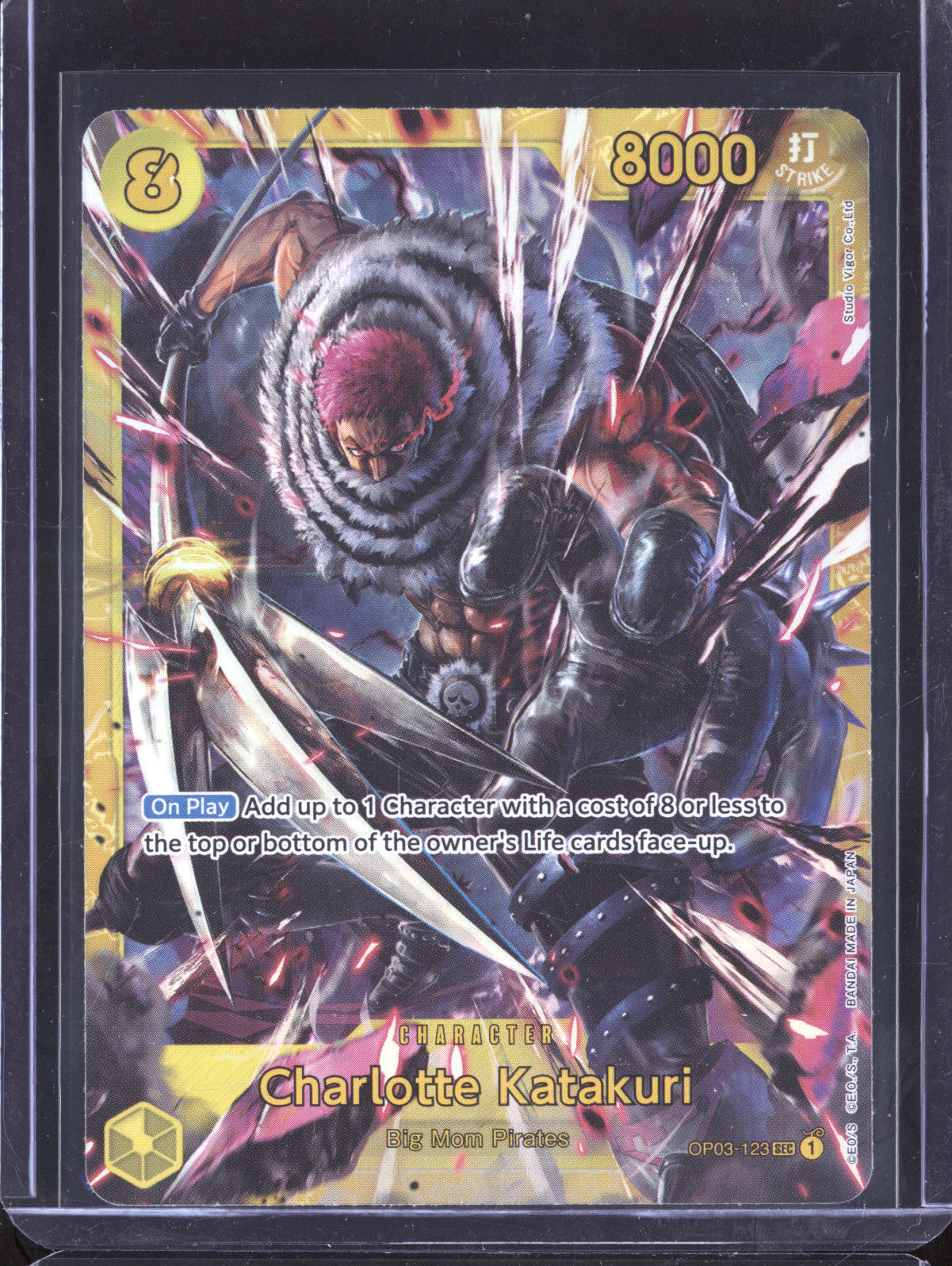 Charlotte Katakuri 2024 One Piece The Best OP03-123 Secret Rare