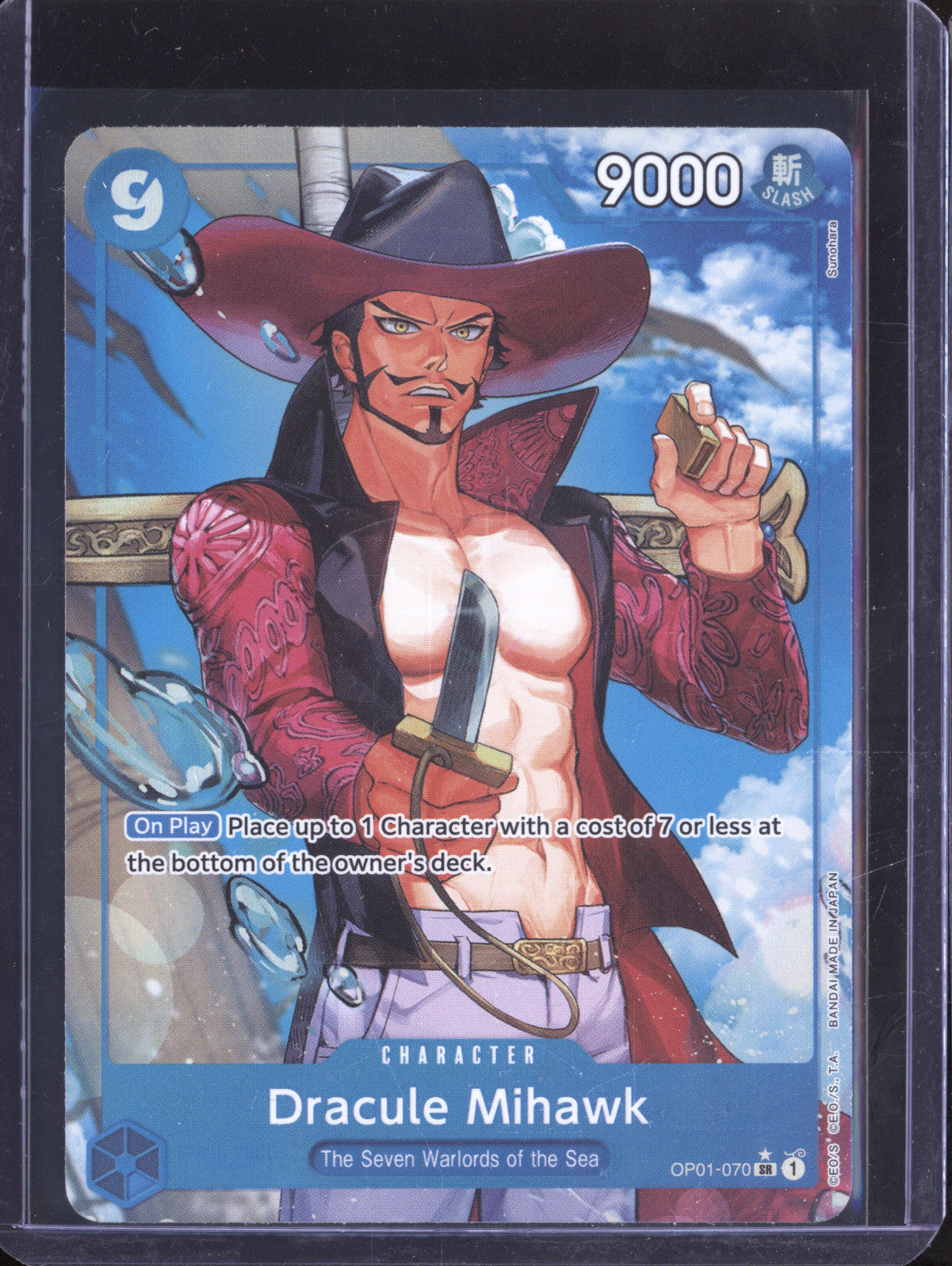 Dracule Mihawk 2024 One Piece The Best OP01-070 Super Rare Alternate Art