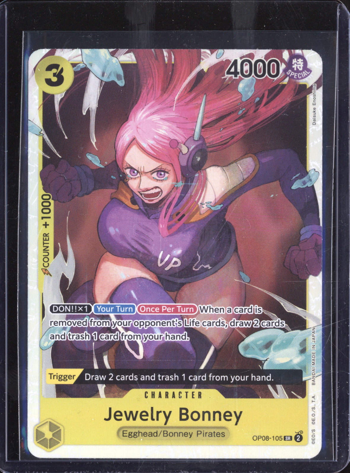 Jewelry Bonney 2024 One Piece Two Legends OP-08 105 Super Rare