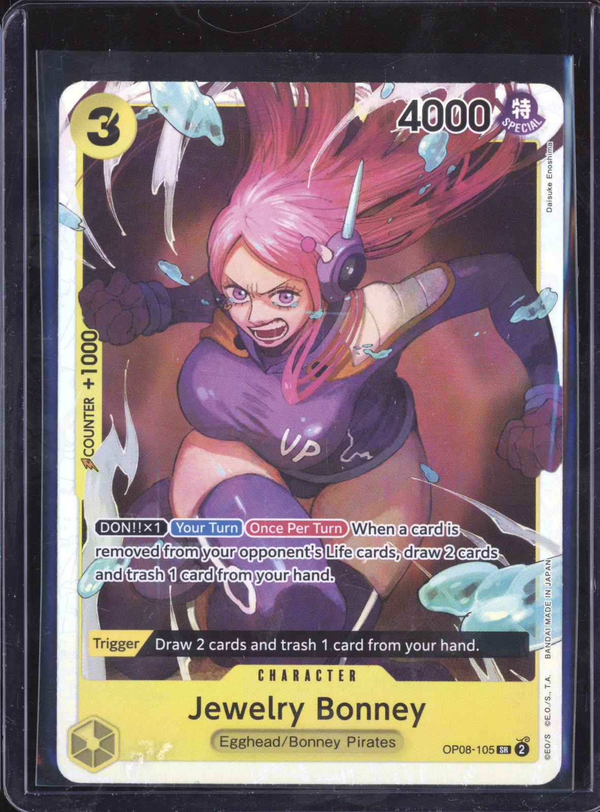 Jewelry Bonney 2024 One Piece Two Legends OP-08 105 Super Rare