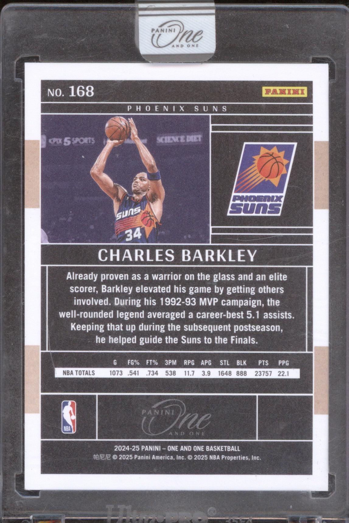 2024 Panini One and One Charles Barkley Legends /75