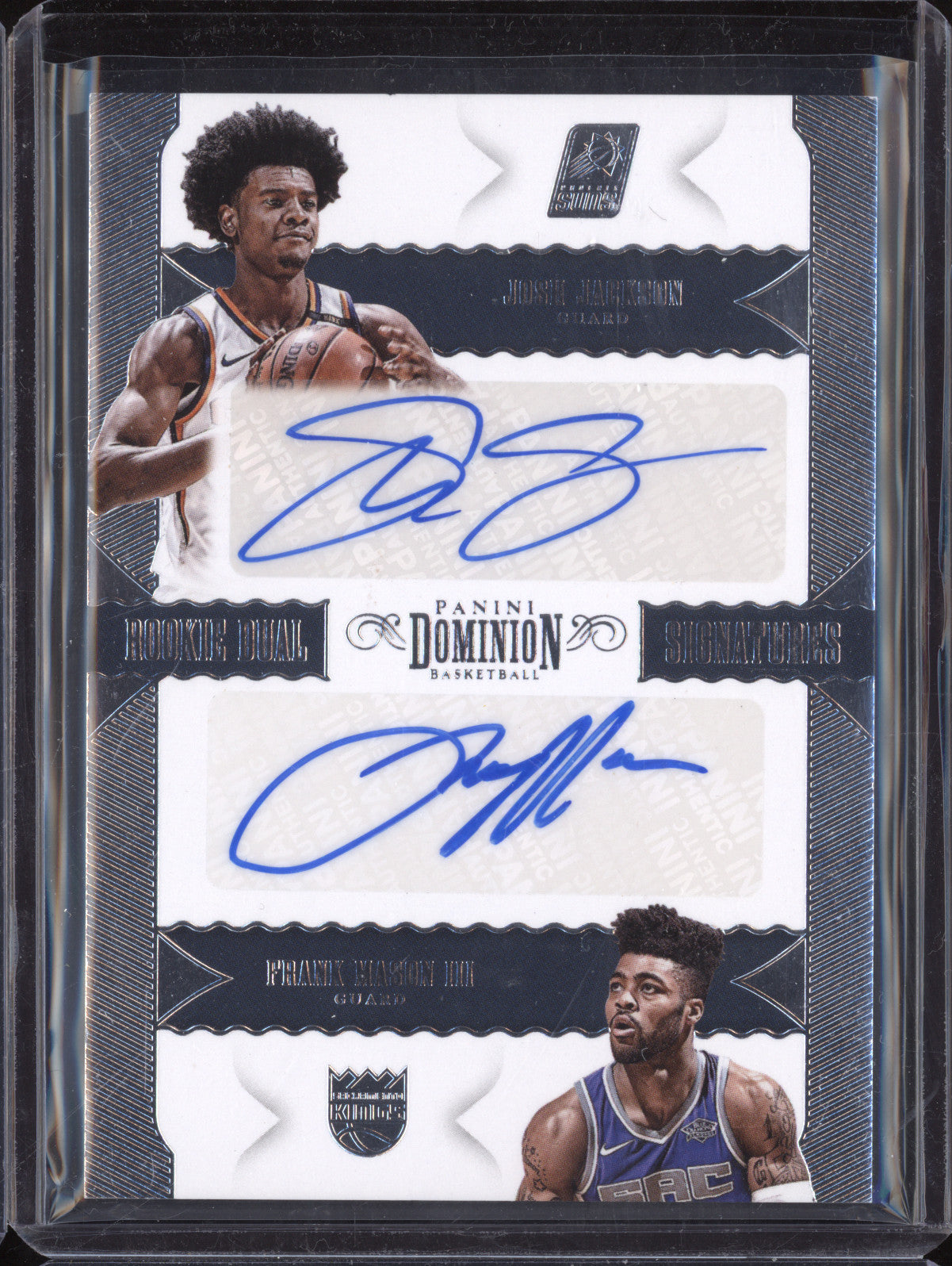 Jackson Mason III 2017-18 Panini Dominion RDS-KAN2 Rookie Dual Auto RC 1/25