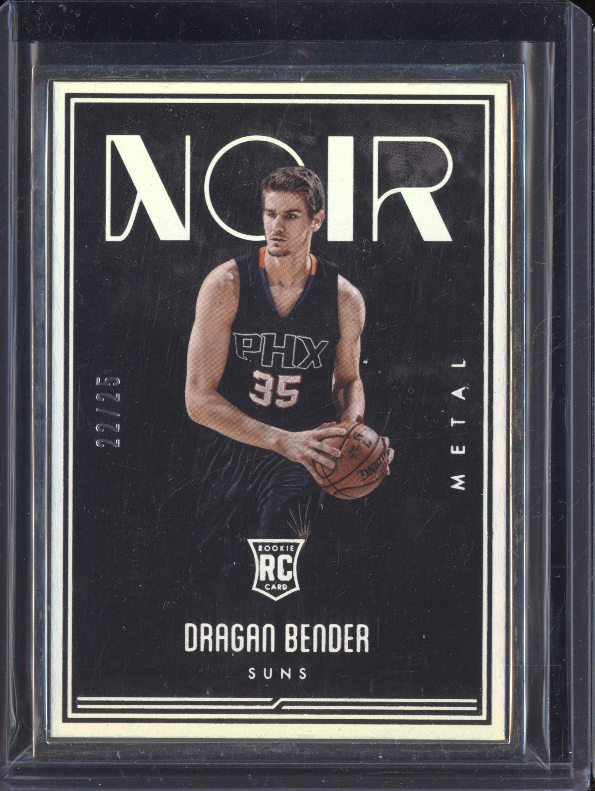 Dragan Bender 2016-17 Panini Noir 276 Metal Frame RC 22/25