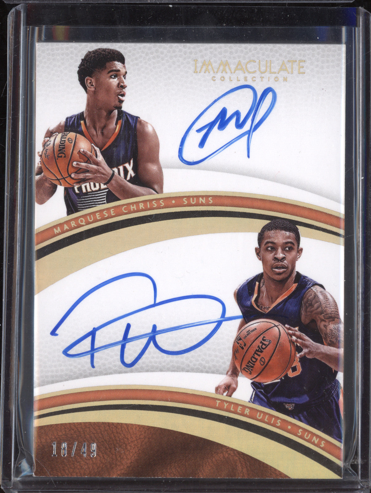 Chriss Ulis 2016-17 Panini Immaculate 30 Dual Autographs RC 18/49