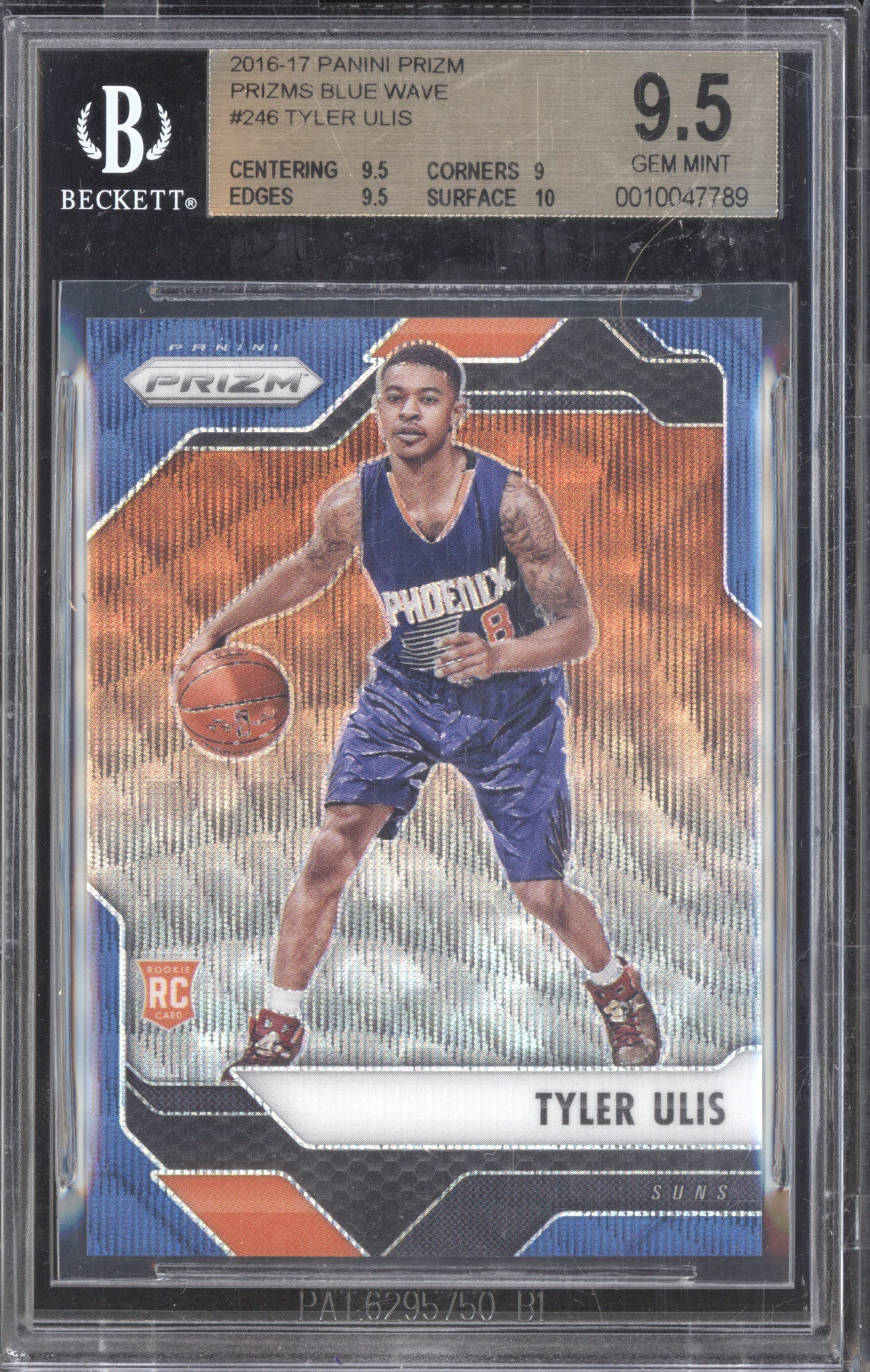 Tyler Ulis 2016-17 Panini Prizm 246 Blue Wave RC 83/99 BGS 9.5