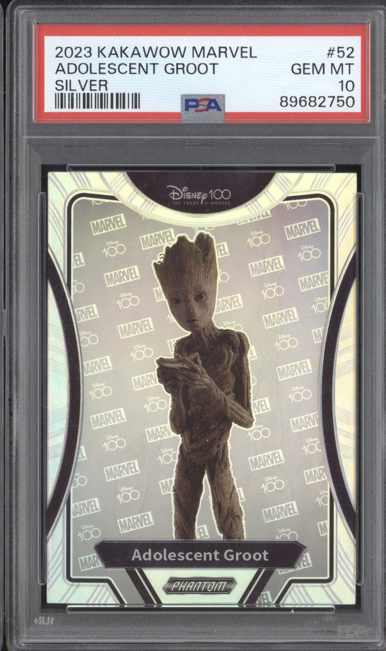 PM-I-52 2023 Kakawow Marvel Adolescent Groot Silver PSA 10