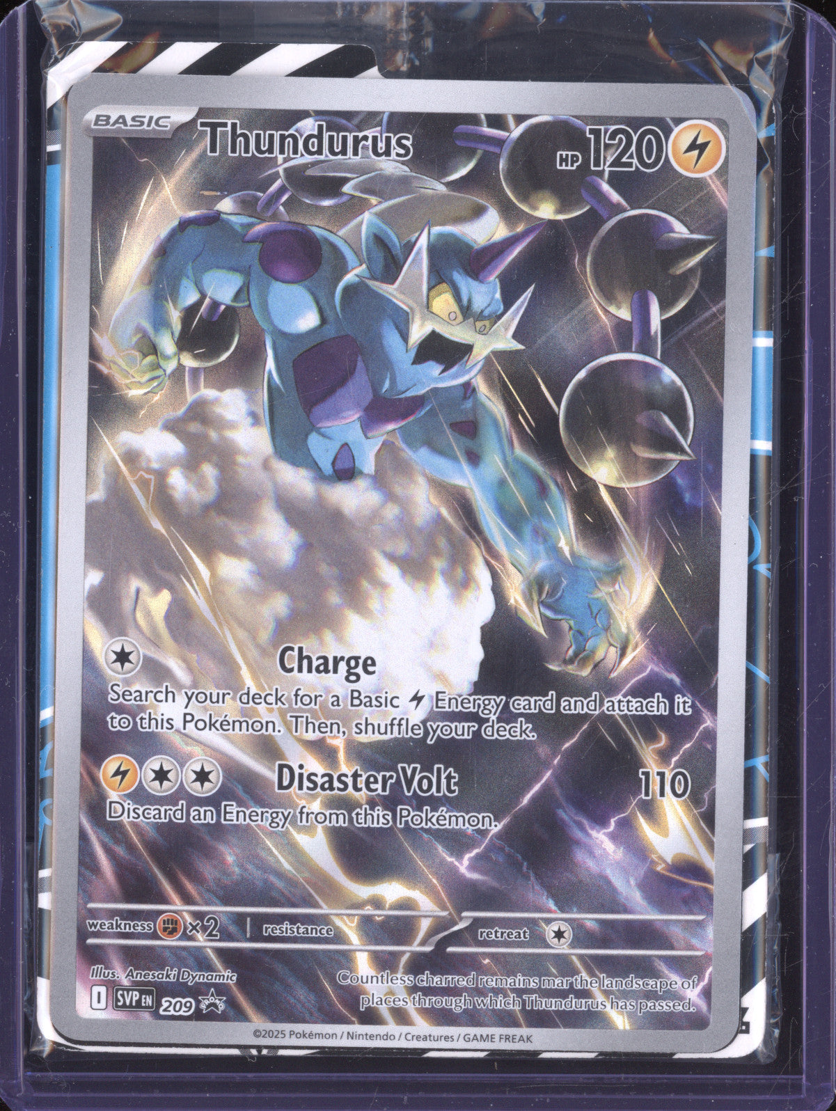 Thundurus 2025 Pokemon Scarlet & Violet Promos 209 Black Star Promo