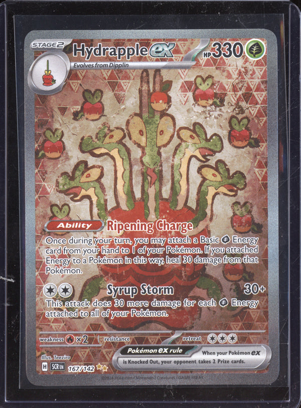 Hydrapple ex 2024 Pokemon Stellar Crown 167/142 Special Illustration Rare