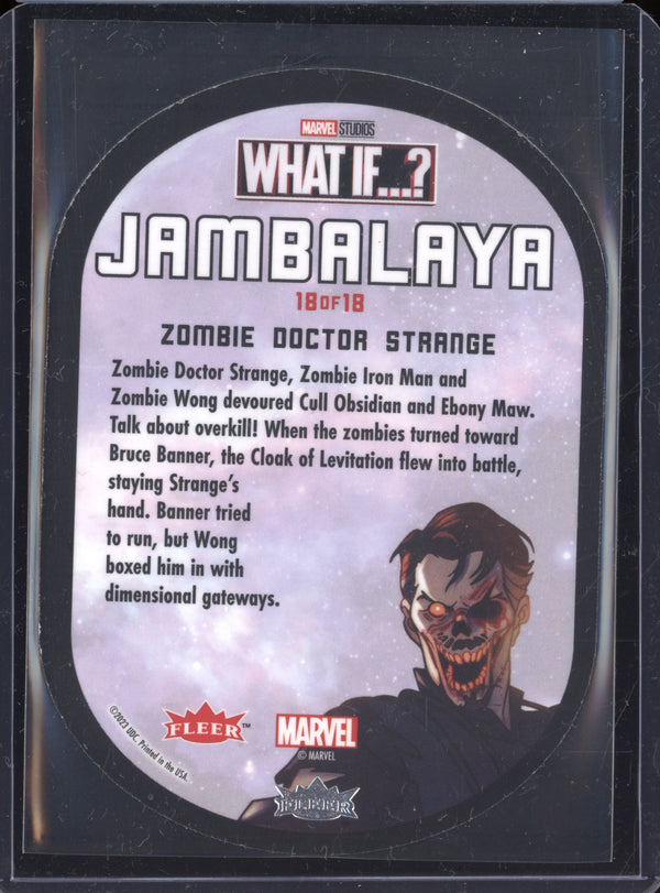 Zombie Doctor Strange 2023 Fleer What If…? Jambalaya 18/18