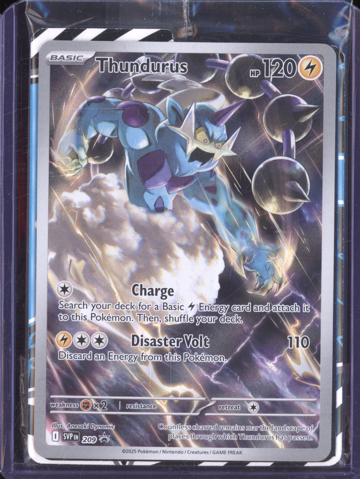 Thundurus 2025 Pokemon Scarlet & Violet Promos 209 Black Star Promo