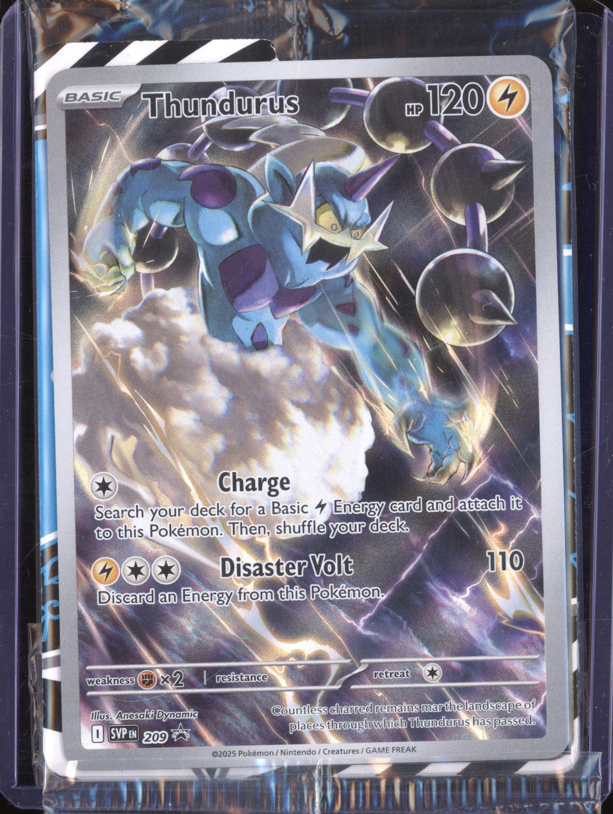 Thundurus 2025 Pokemon Scarlet & Violet Promos 209 Black Star Promo