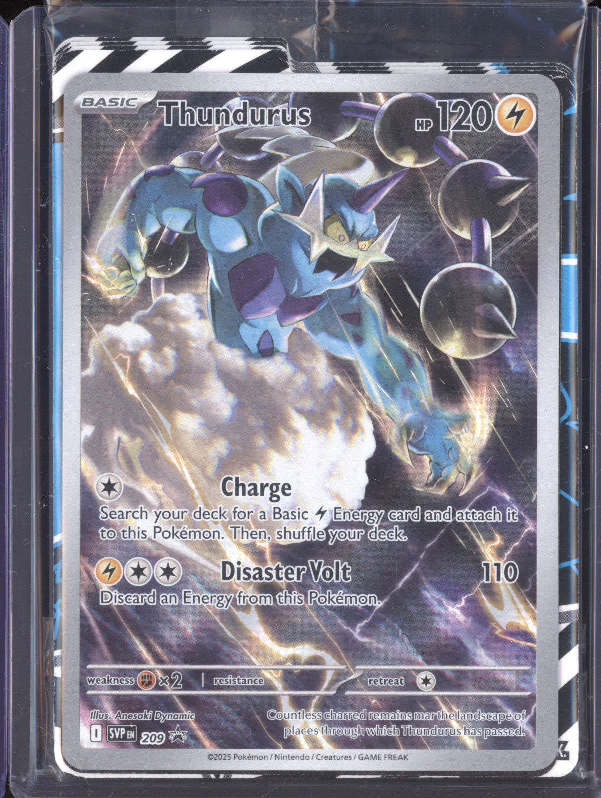 Thundurus 2025 Pokemon Scarlet & Violet Promos 209 Black Star Promo