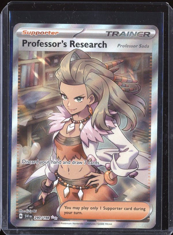 Professor's Research 2023 Pokemon Scarlet & Violet 240/198 Ultra Rare