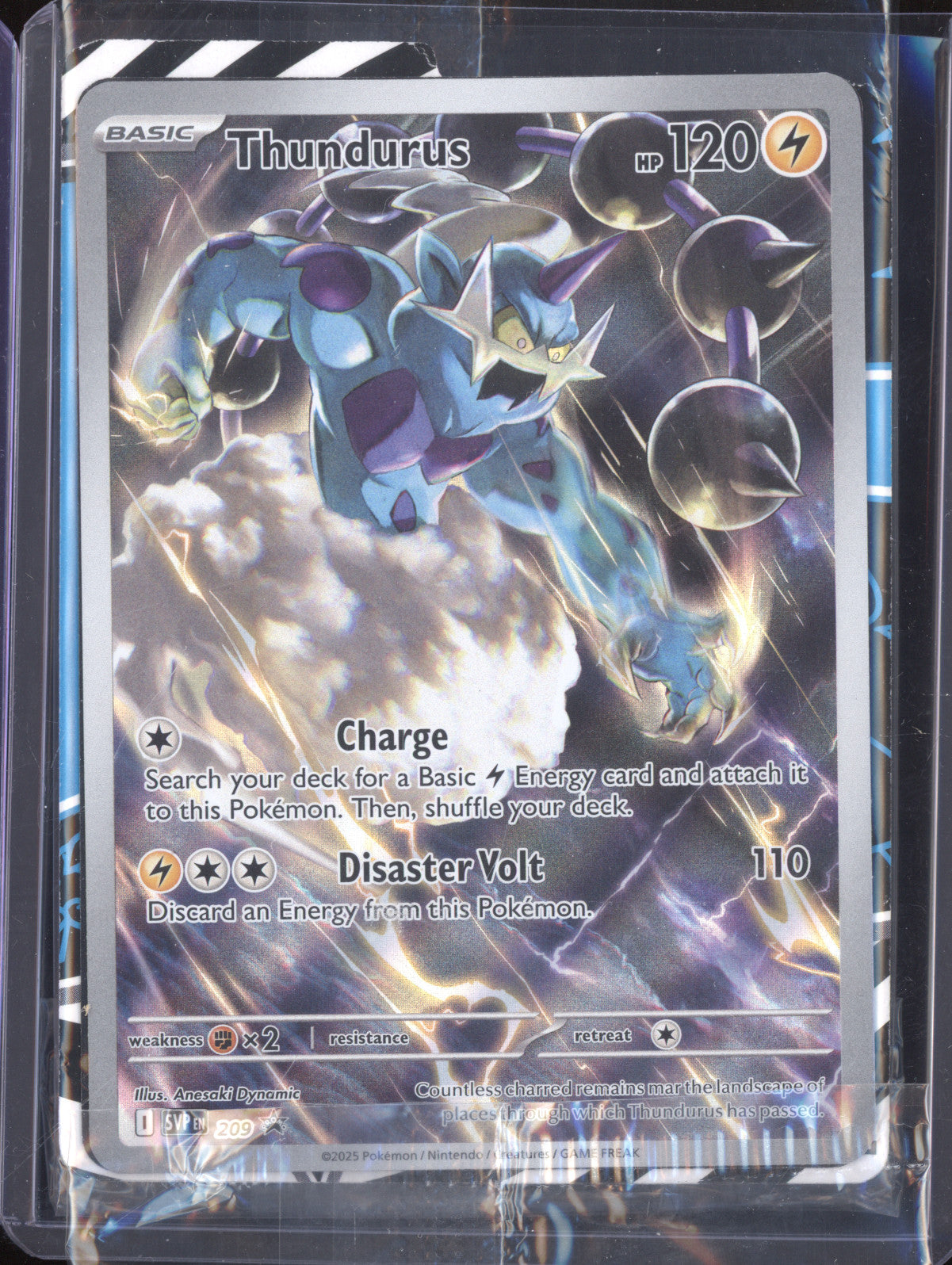 Thundurus 2025 Pokemon Scarlet & Violet Promos 209 Black Star Promo