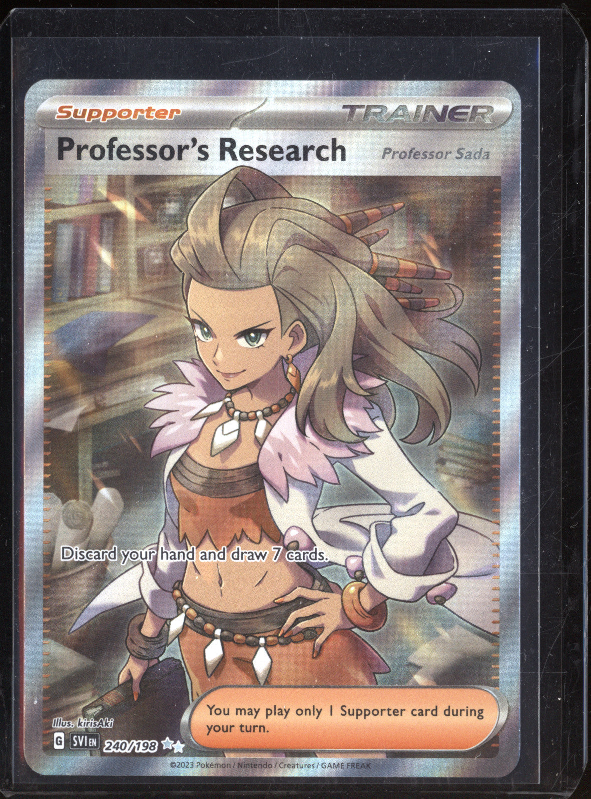 Professor's Research 2023 Pokemon Scarlet & Violet 240/198 Ultra Rare