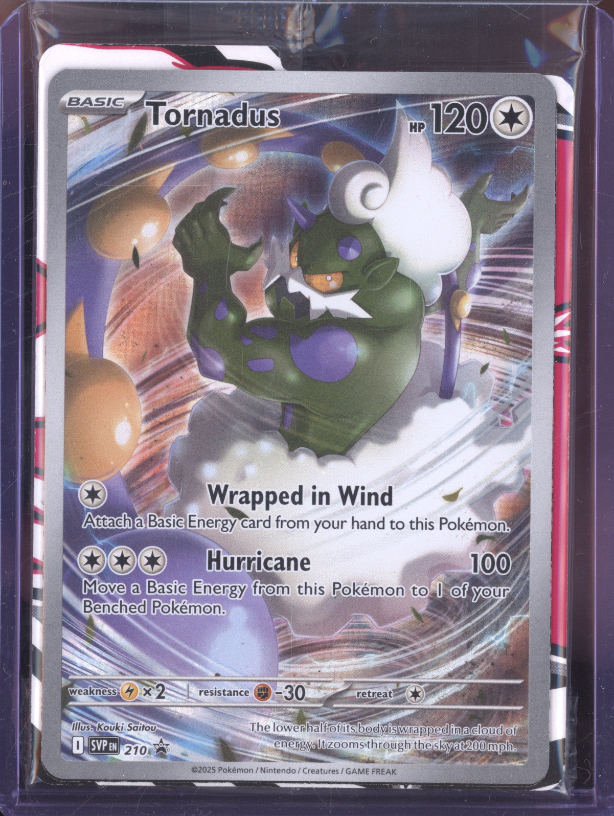 Tornadus 2025 Pokemon Scarlet & Violet Promos 210 Black Star Promo