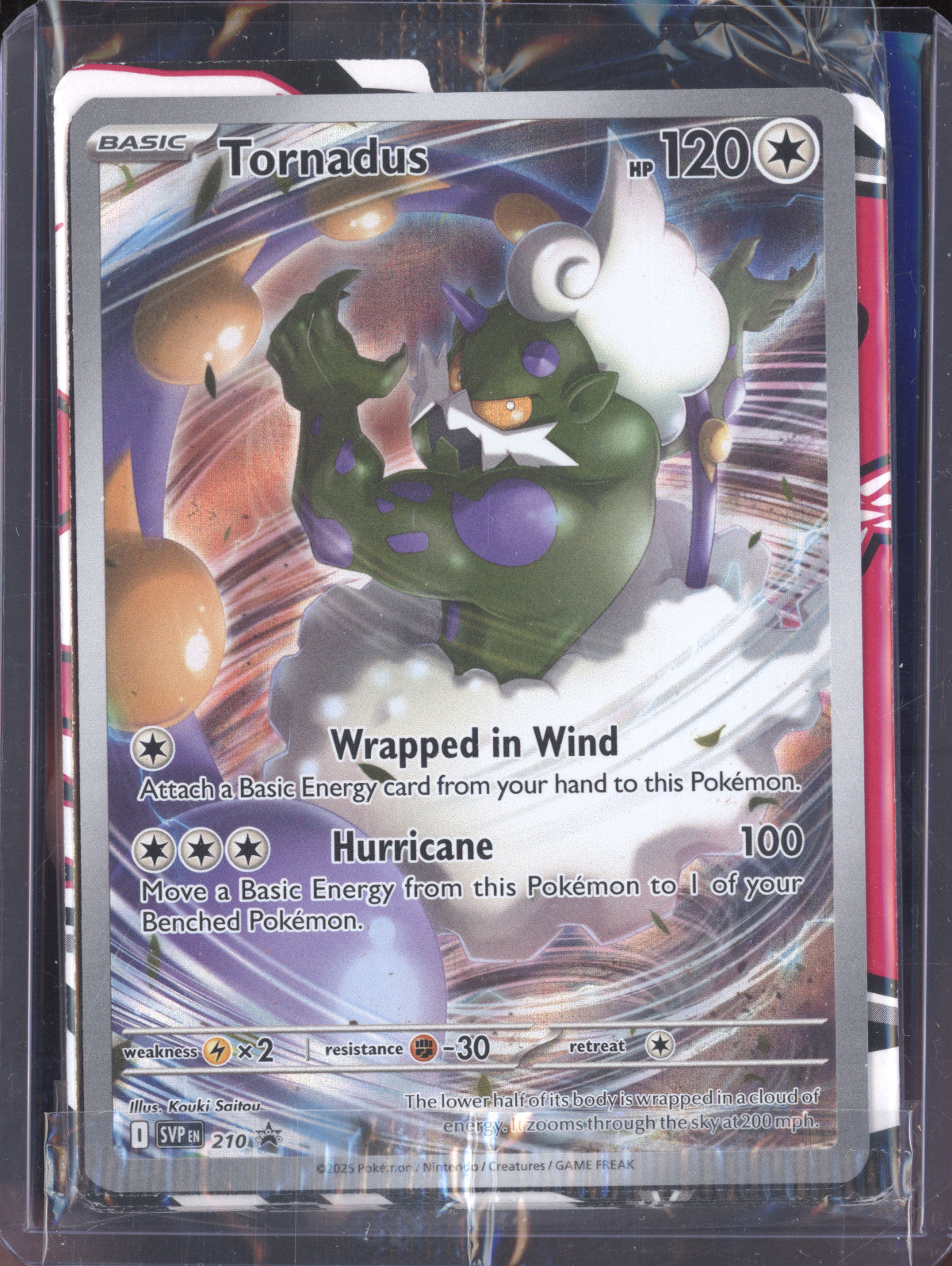 Tornadus 2025 Pokemon Scarlet & Violet Promos 210 Black Star Promo
