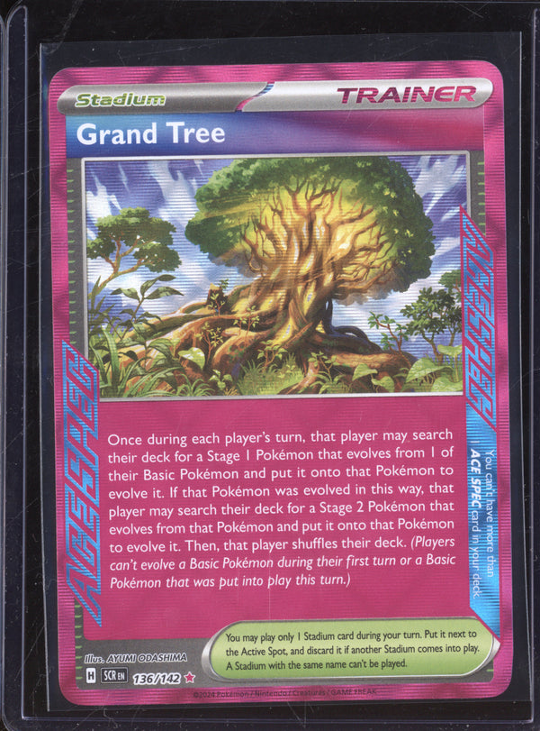 Grand Tree 2024 Pokemon Stellar Crown 136/142 ACE SPEC Rare