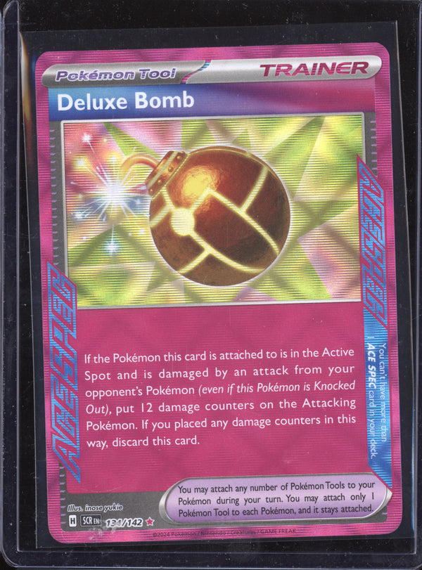 Deluxe Bomb 2024 Pokemon Stellar Crown 134/142 ACE SPEC Rare