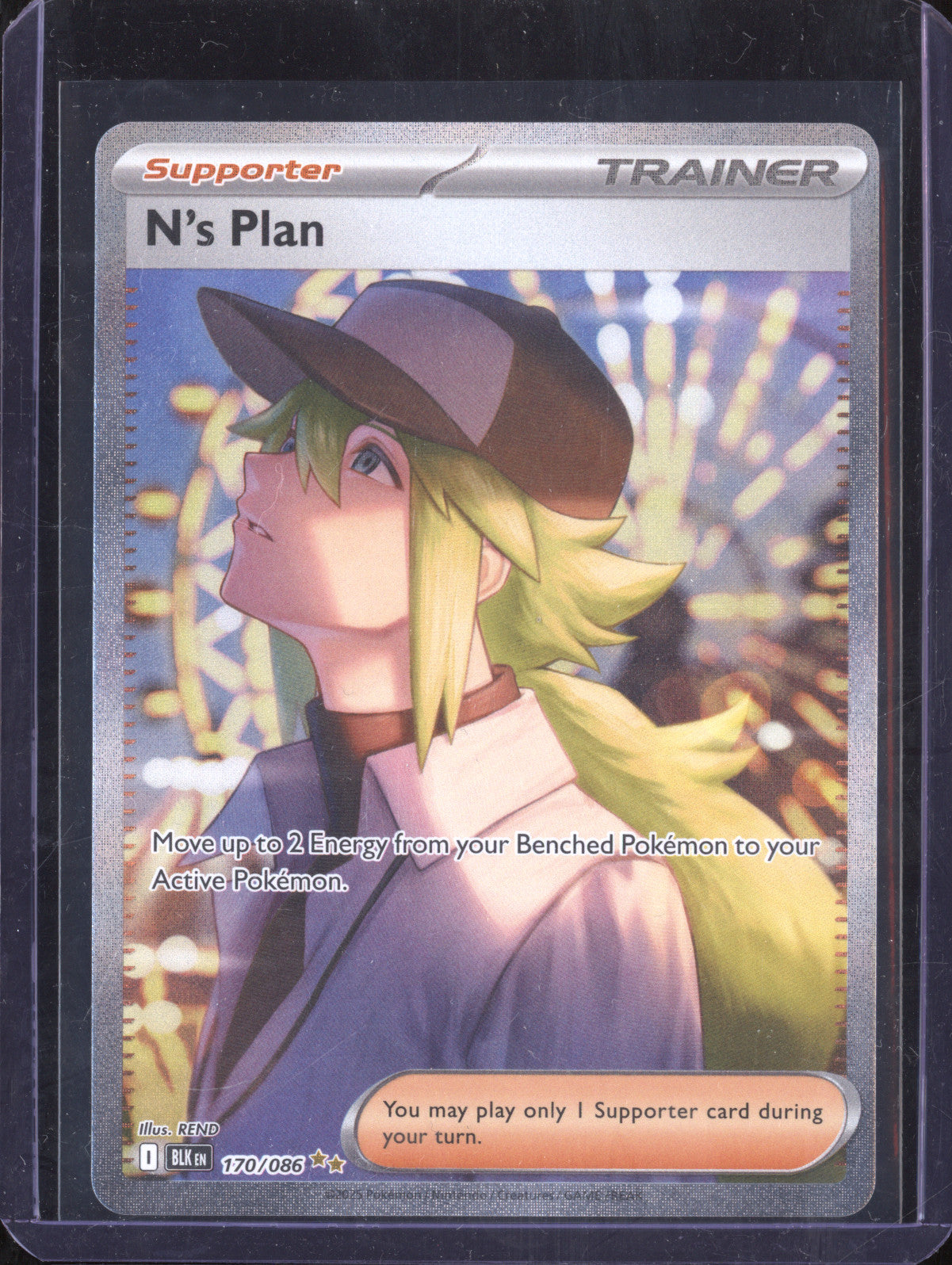 N's Plan 2025 Pokemon Black Bolt 170/086 Special Illustration Rare