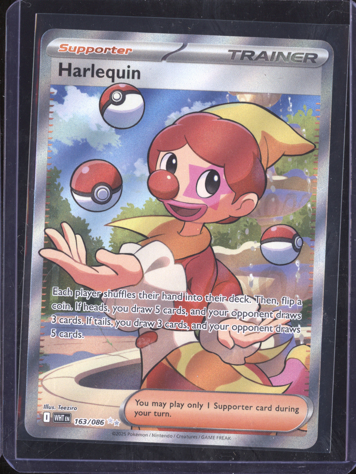 Harlequin 2025 Pokemon White Flare 163/086 Ultra Rare