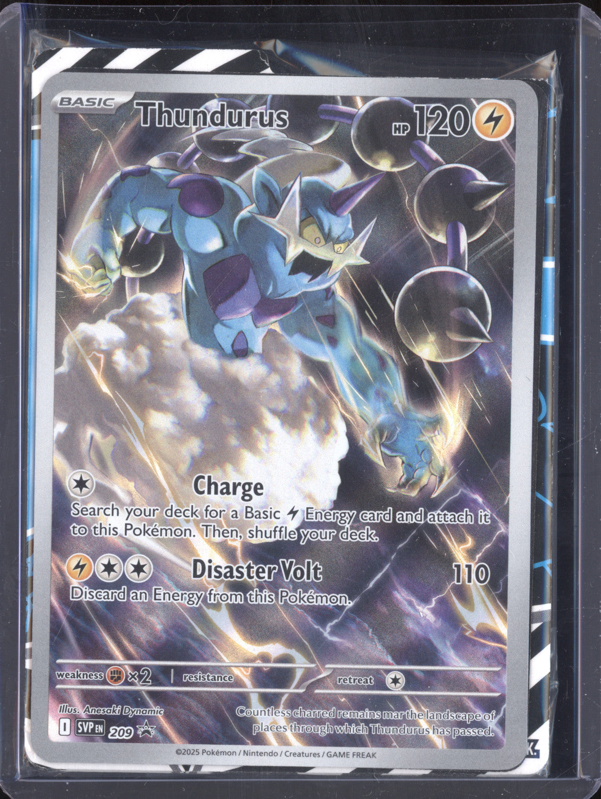 Thundurus 2025 Pokemon Scarlet & Violet Promos 209 Black Star Promo
