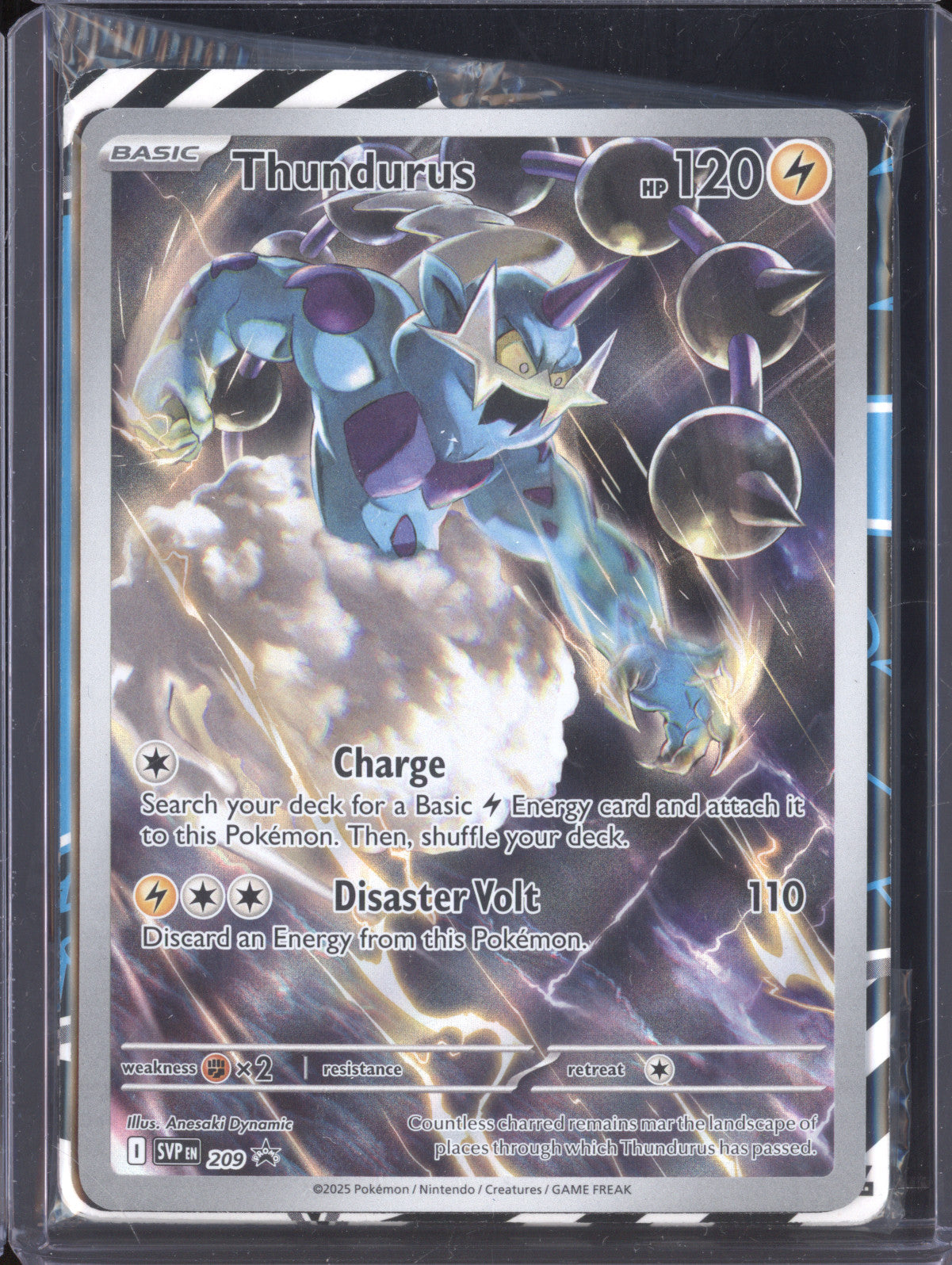 Thundurus 2025 Pokemon Scarlet & Violet Promos 209 Black Star Promo
