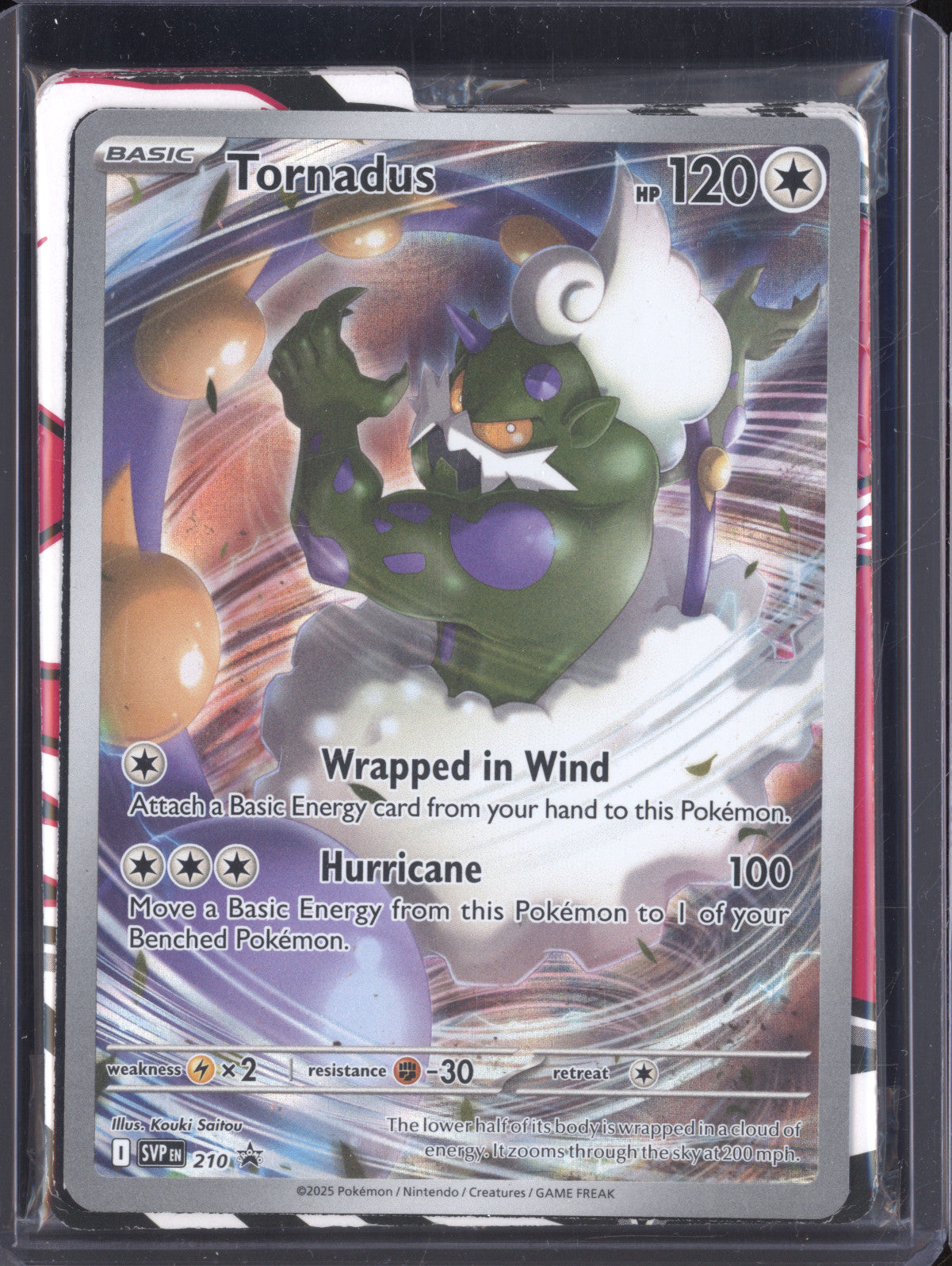 Tornadus 2025 Pokemon Scarlet & Violet Promos 210 Black Star Promo