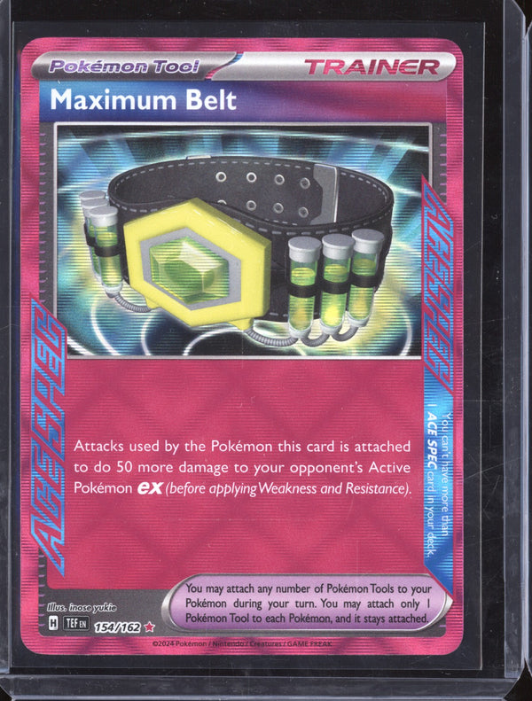 Maximum Belt 2024 Pokemon Temporal Forces 154/162 Ace Spec