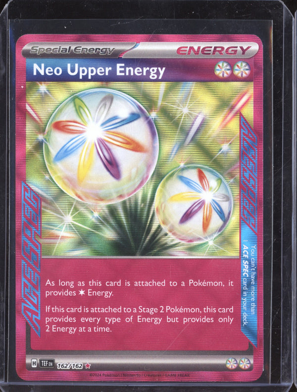 Neo Upper Energy 2024 Pokemon Temporal Forces 162/162 Ace Spec