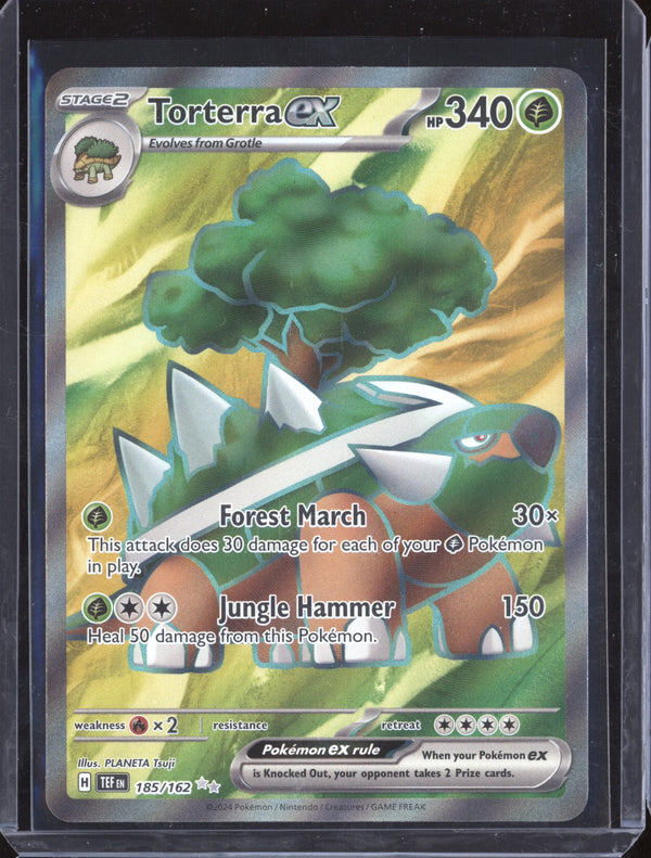 Torterra ex 2024 Pokemon Temporal Forces 185/162 Ultra Rare