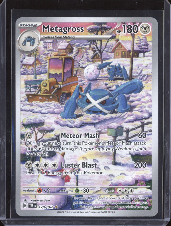 Metagross 2024 Pokemon Temporal Forces 178/162 Illustration Rare