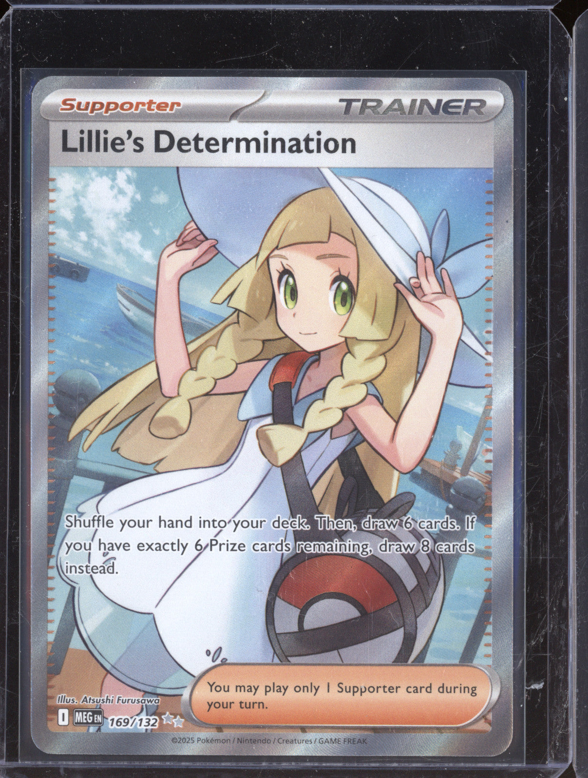 2025 Pokemon Mega Evolution 169/132 Lillie Secret Rare