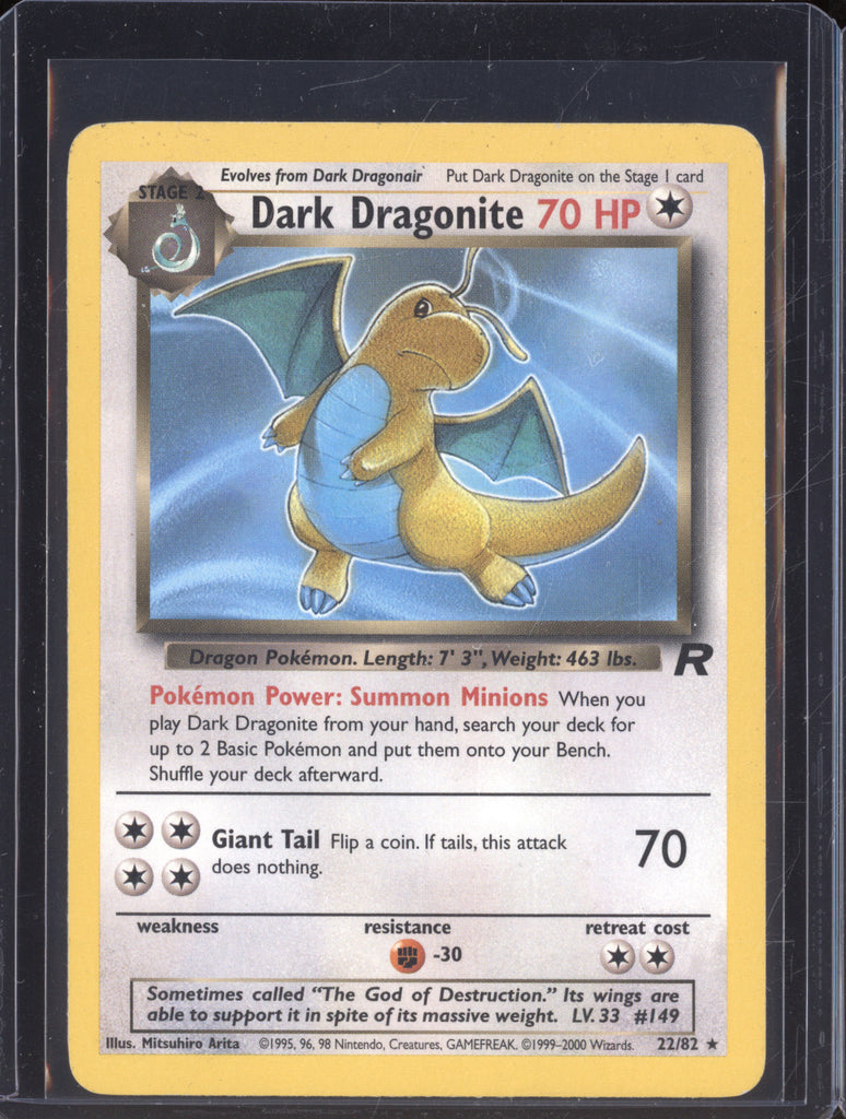pokemon cards dark dragonite value - 013/020 - Silver Deck Kit The first Dark Dragonite Pokmon Card Holo