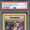 Rocket's Sneak Attack 2000 Pokemon Team Rocket 72/82 1st Edition PSA 8