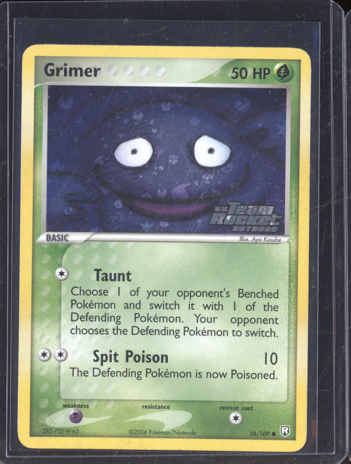 Grimer 2004 Pokemon Team Rocket Returns 56/109 Reverse Holo