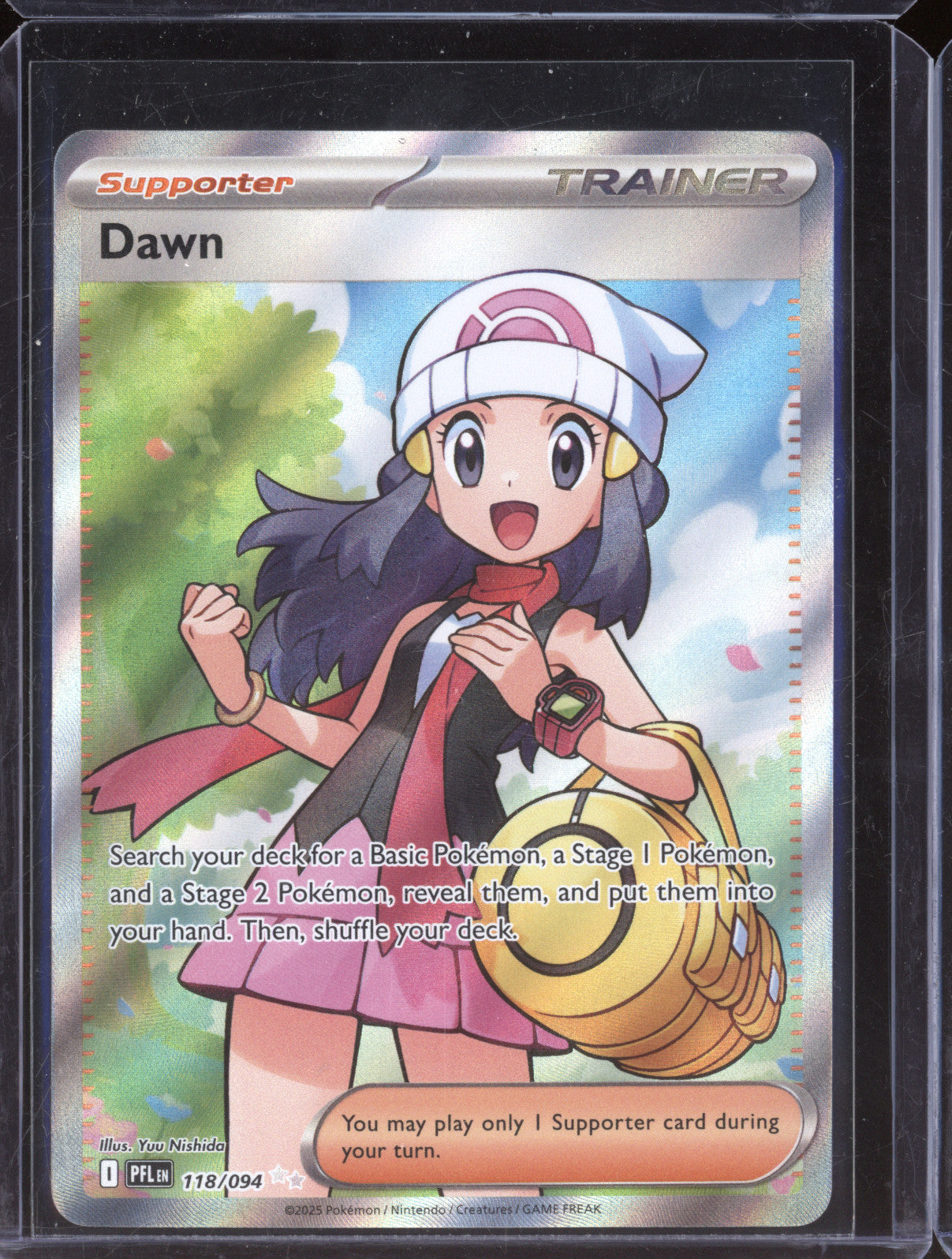 2025 Pokemon Phantasmal Flames PFL 118/094 Dawn Ultra Rare