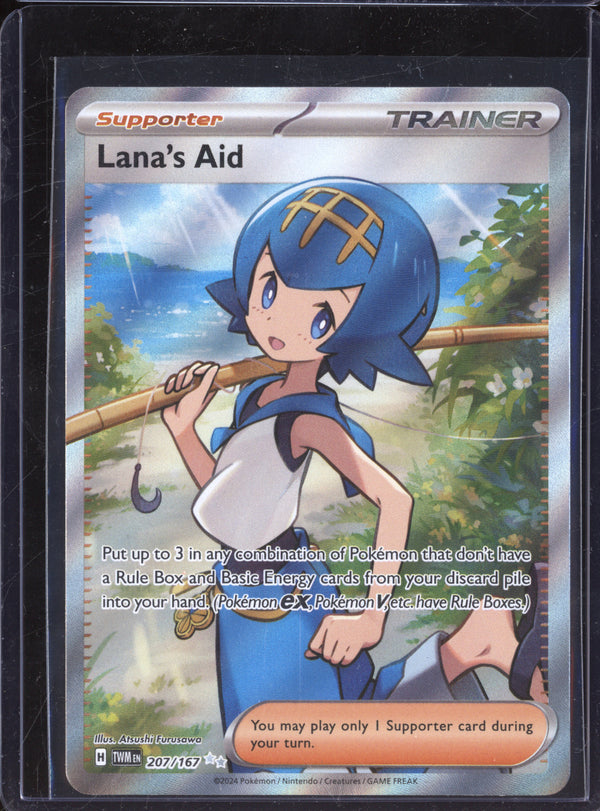 Lana's Aid 2024 Pokemon Twilight Masquerade 207/167 Ultra Rare