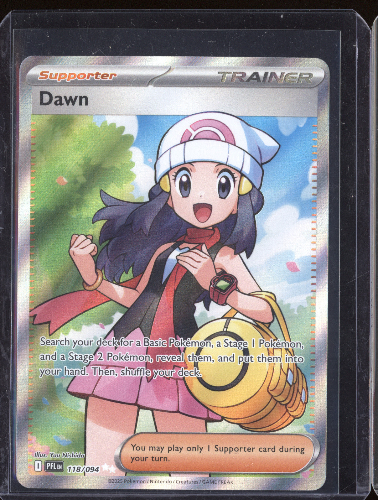 2025 Pokemon Phantasmal Flames PFL 118/094 Dawn Ultra Rare